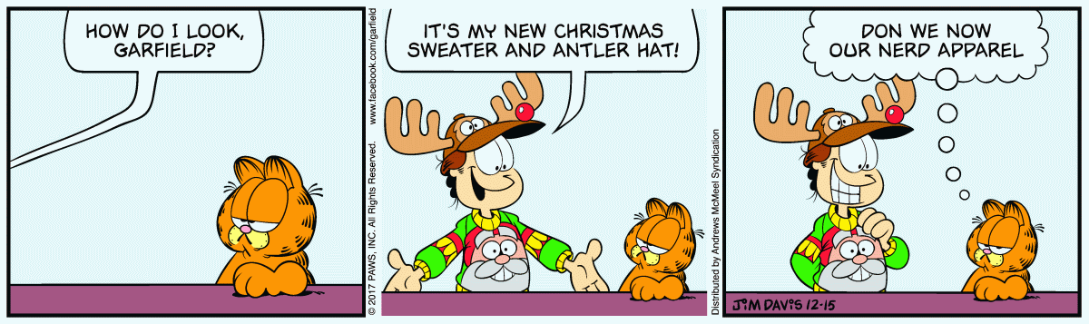 Garfield, December 15, 2017