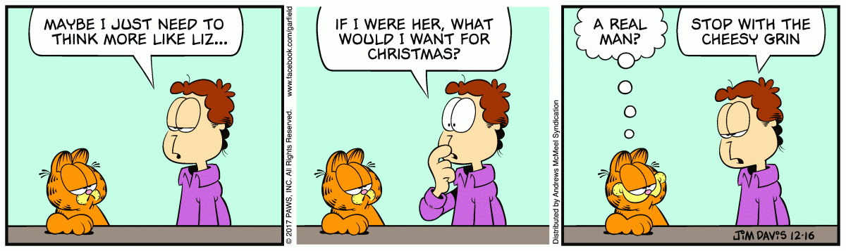 Garfield, December 16, 2017