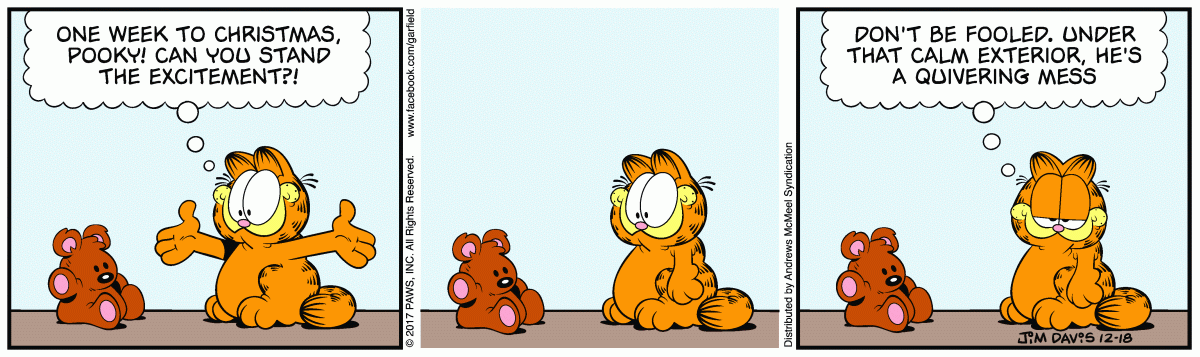 Garfield, December 18, 2017