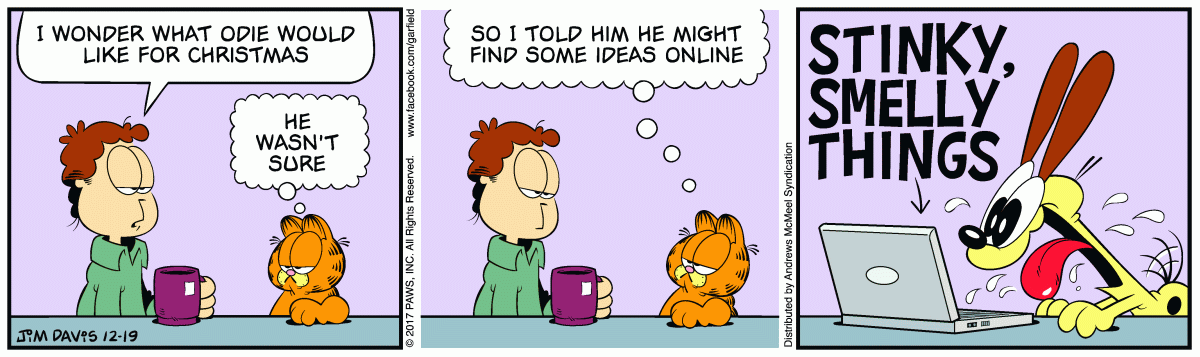 Garfield, December 19, 2017