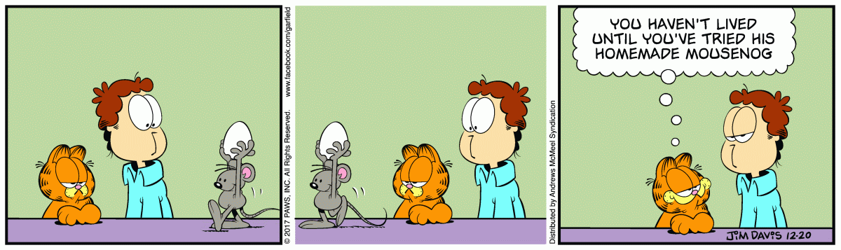 Garfield, December 20, 2017