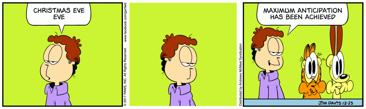 Garfield, December 23, 2017