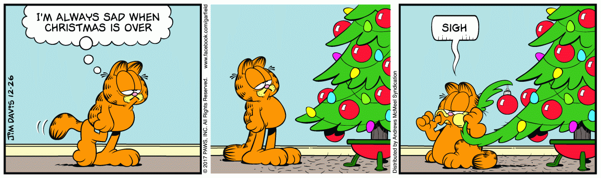 Garfield, December 26, 2017