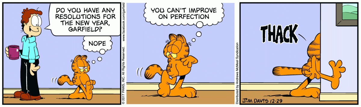 Garfield, December 29, 2017
