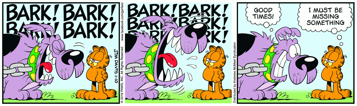 Garfield, January 10, 2018