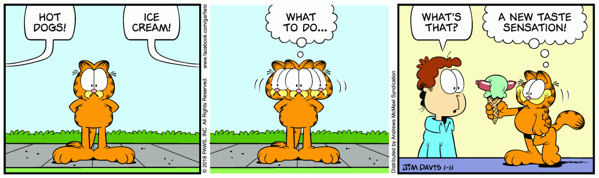 Garfield, January 11, 2018