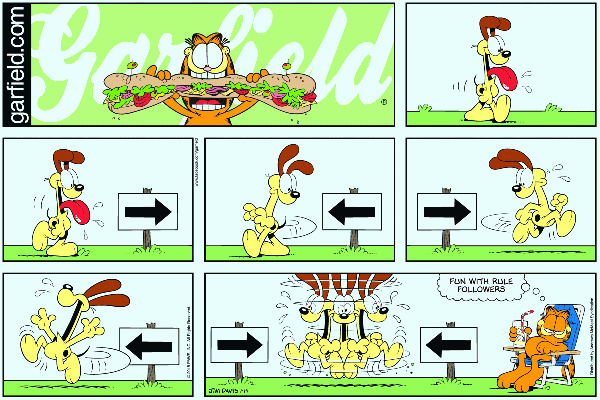Garfield, January 14, 2018
