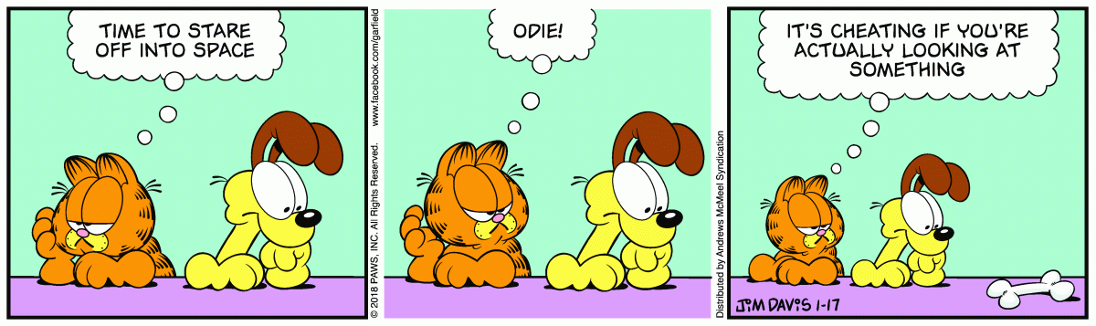 Garfield, January 17, 2018