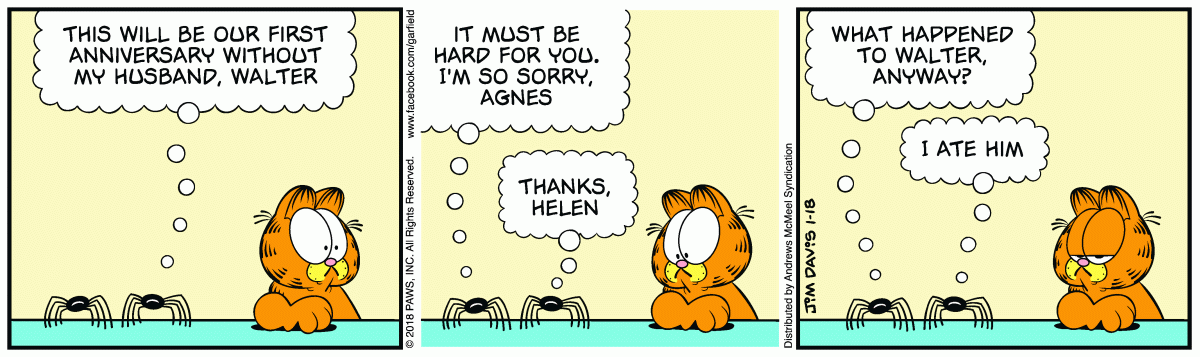 Garfield, January 18, 2018