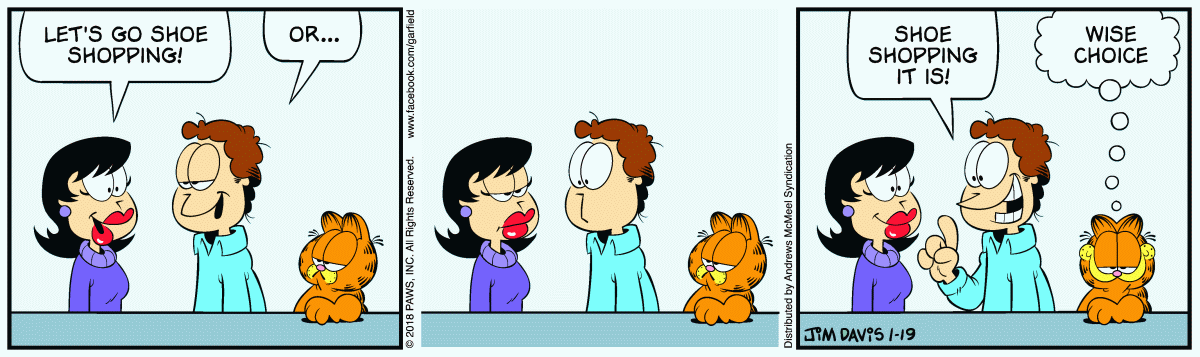 Garfield, January 19, 2018