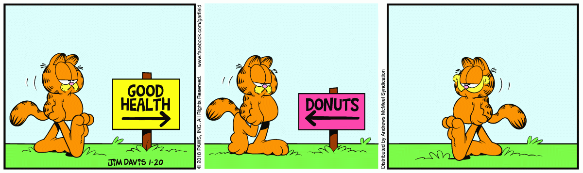 Garfield, January 20, 2018