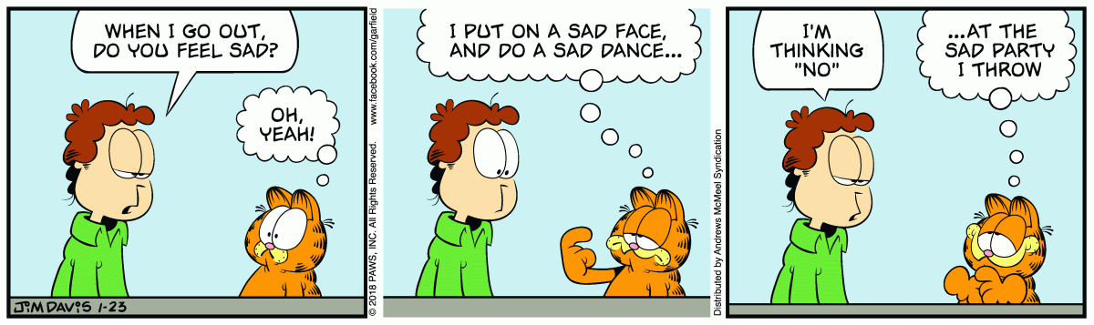 Garfield, January 23, 2018