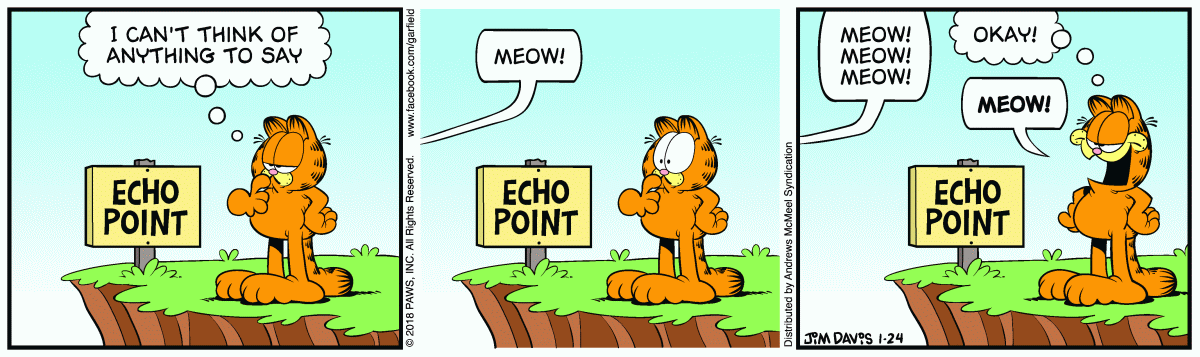 Garfield, January 24, 2018