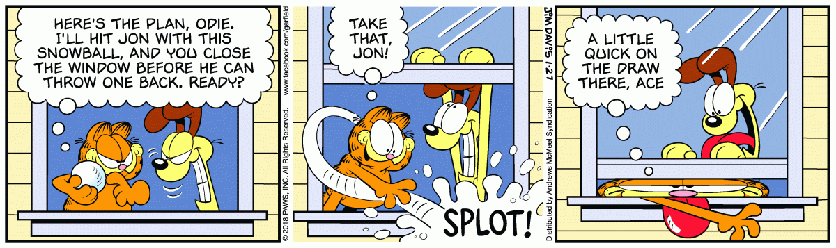 Garfield, January 27, 2018