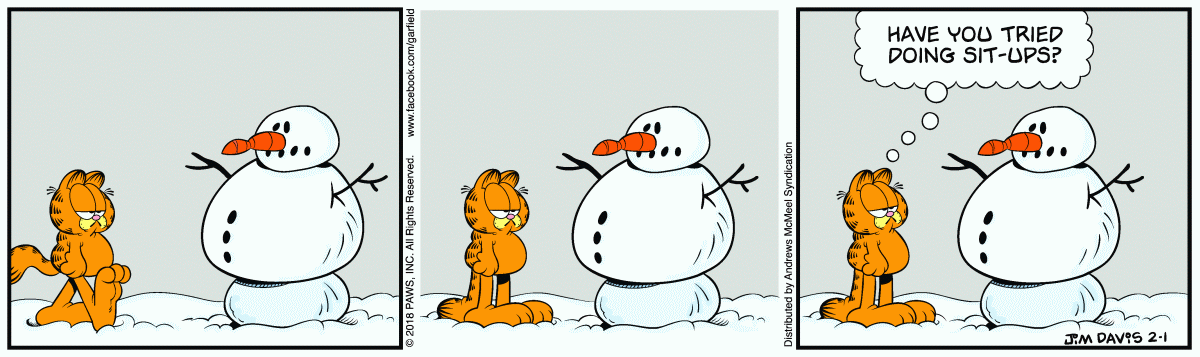 Garfield, February 1, 2018