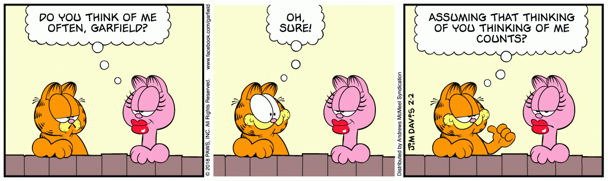 Garfield, February 2, 2018