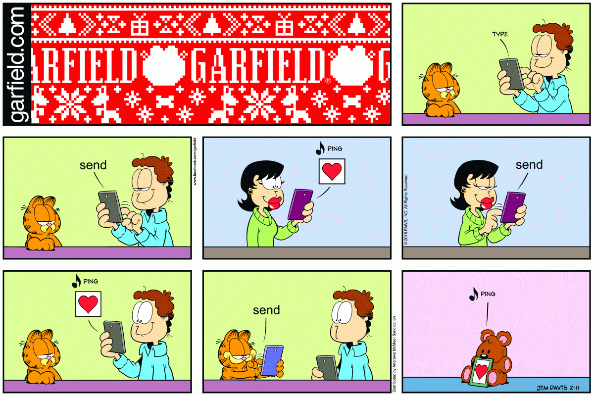Garfield, February 11, 2018