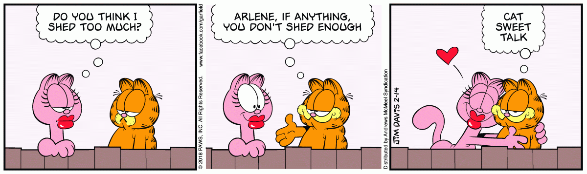 Garfield, February 14, 2018