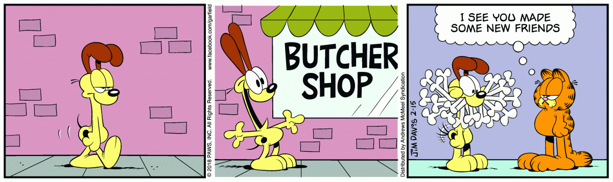 Garfield, February 15, 2018