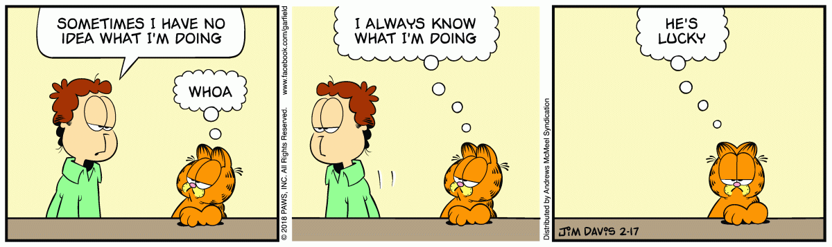 Garfield, February 17, 2018