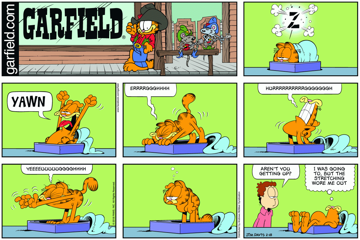 Garfield, February 18, 2018