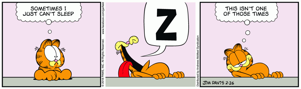 Garfield, February 26, 2018