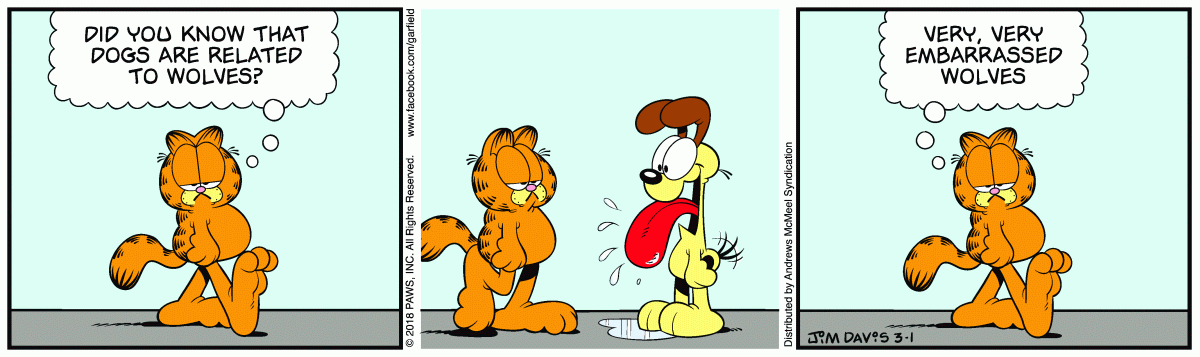 Garfield, March 1, 2018