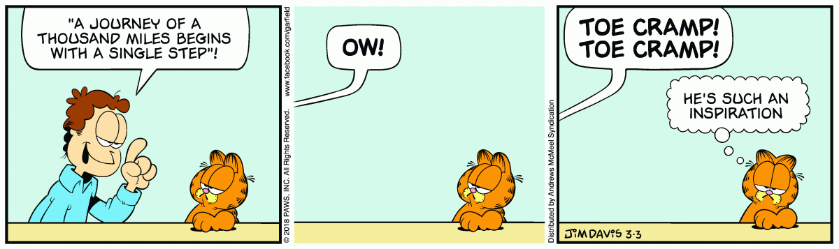 Garfield, March 3, 2018
