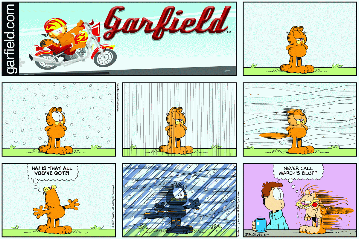Garfield, March 4, 2018