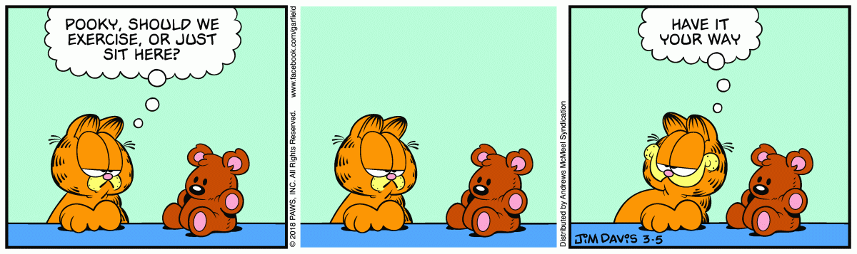 Garfield, March 5, 2018