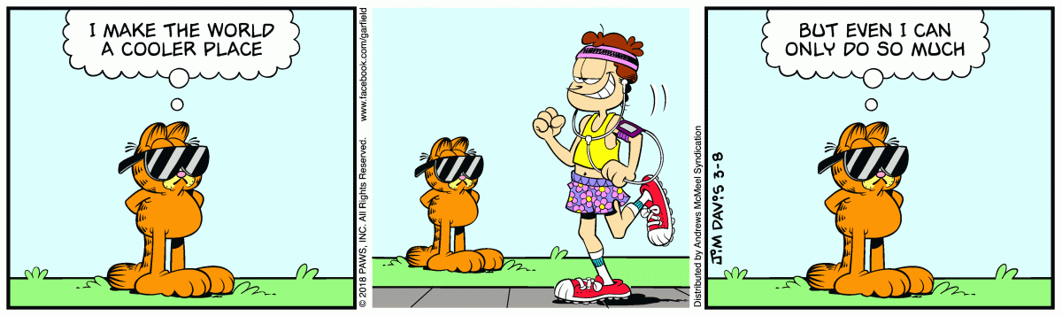 Garfield, March 8, 2018