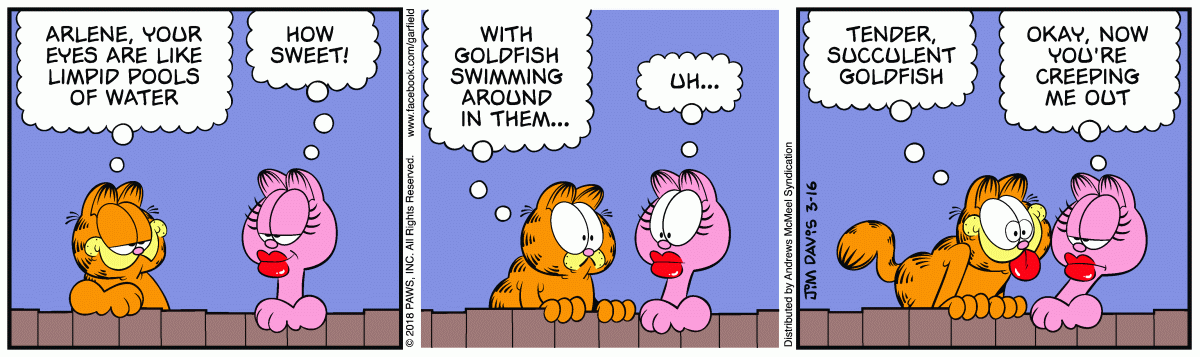 Garfield, March 16, 2018