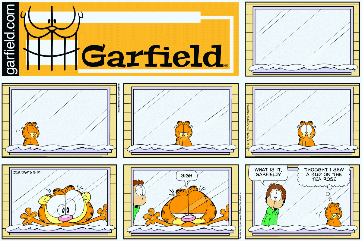 Garfield, March 18, 2018