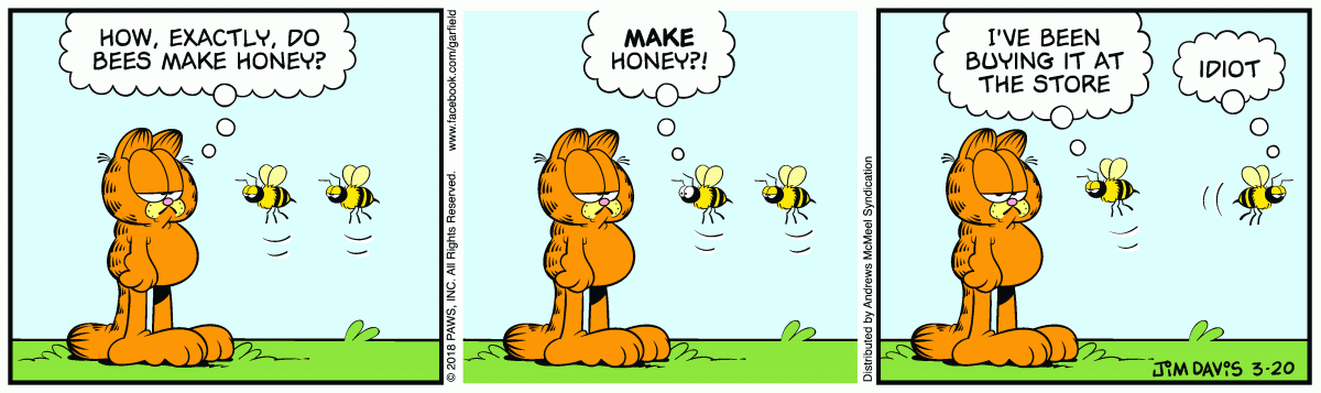 Garfield, March 20, 2018
