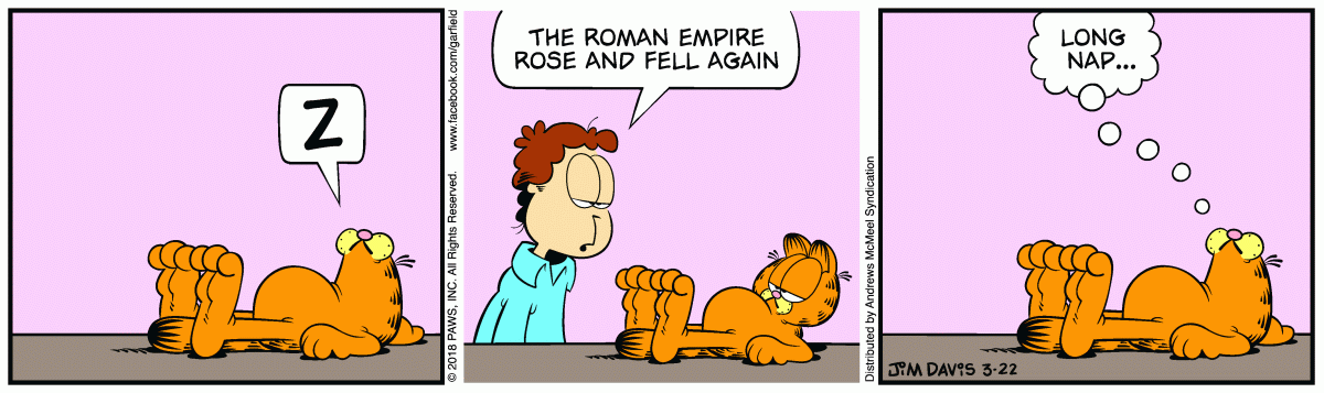 Garfield, March 22, 2018