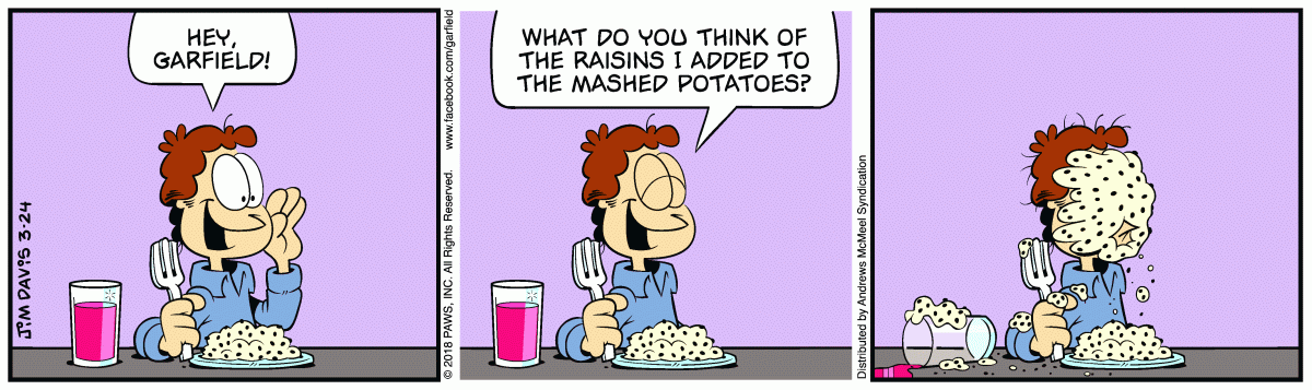 Garfield, March 24, 2018