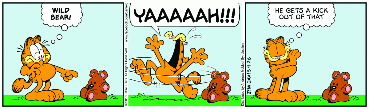 Garfield, April 26, 2018