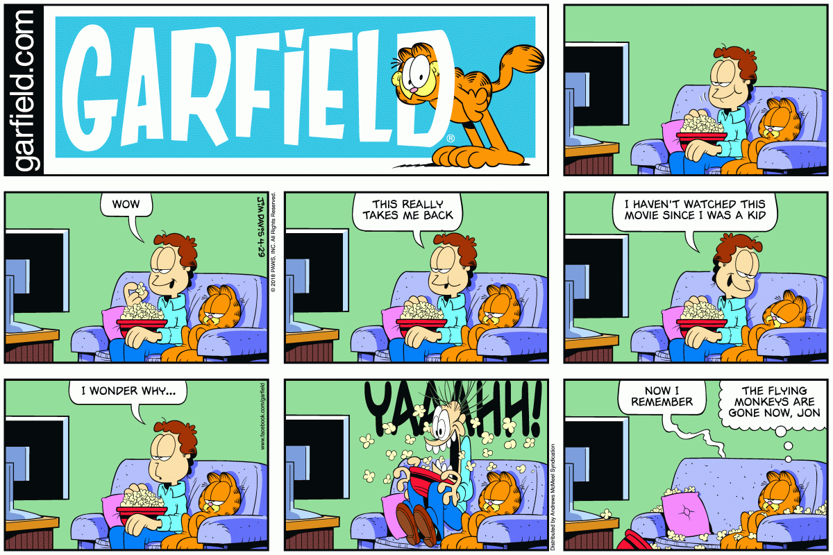 Garfield, April 29, 2018