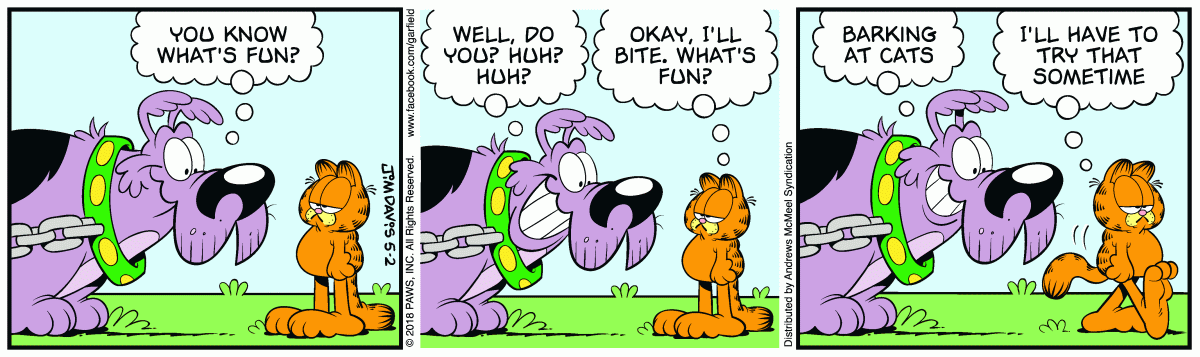 Garfield, May 2, 2018