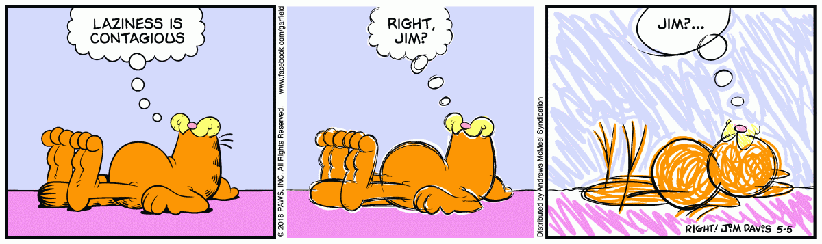 Garfield, May 5, 2018
