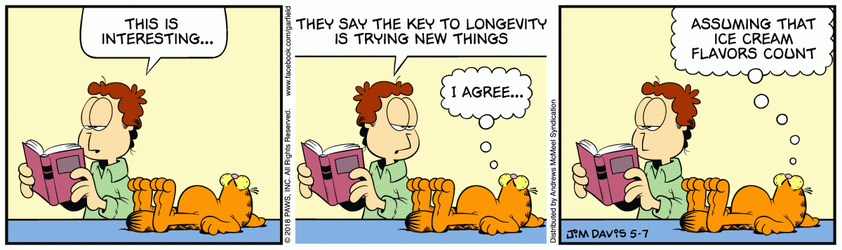 Garfield, May 7, 2018