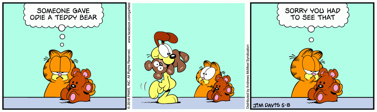 Garfield, May 8, 2018