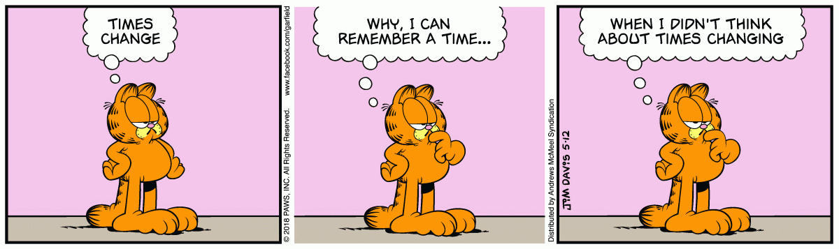 Garfield, May 12, 2018