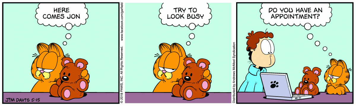 Garfield, May 15, 2018