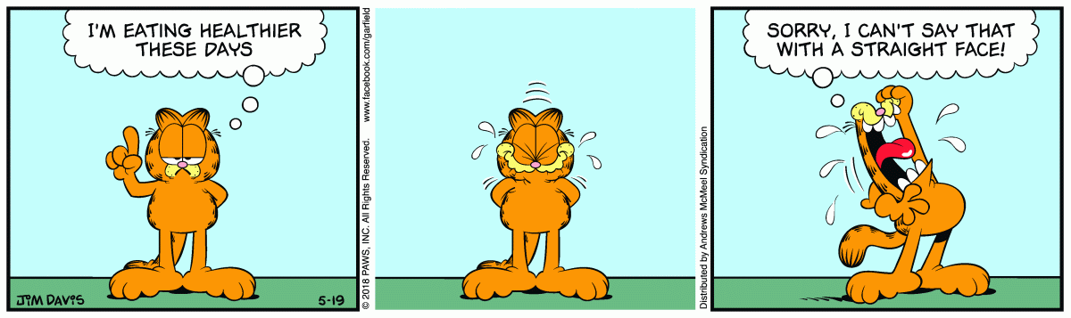 Garfield, May 19, 2018