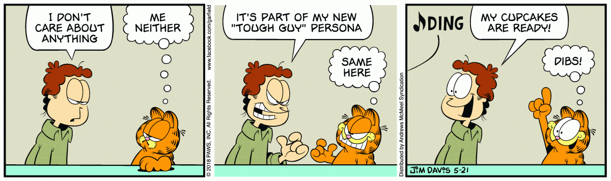 Garfield, May 21, 2018