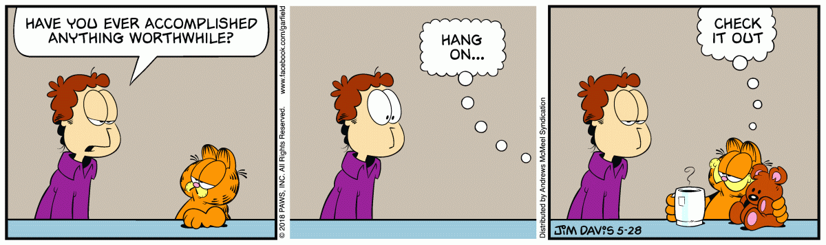 Garfield, May 28, 2018