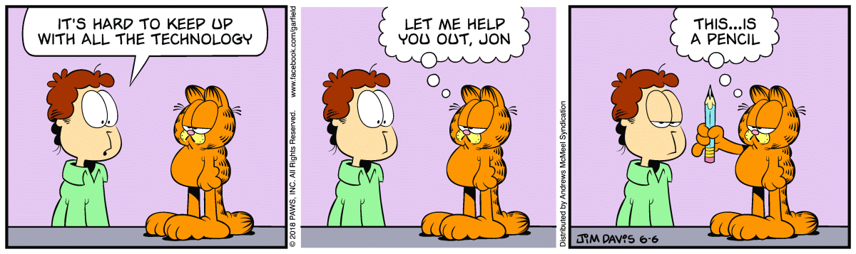 Garfield, June 6, 2018