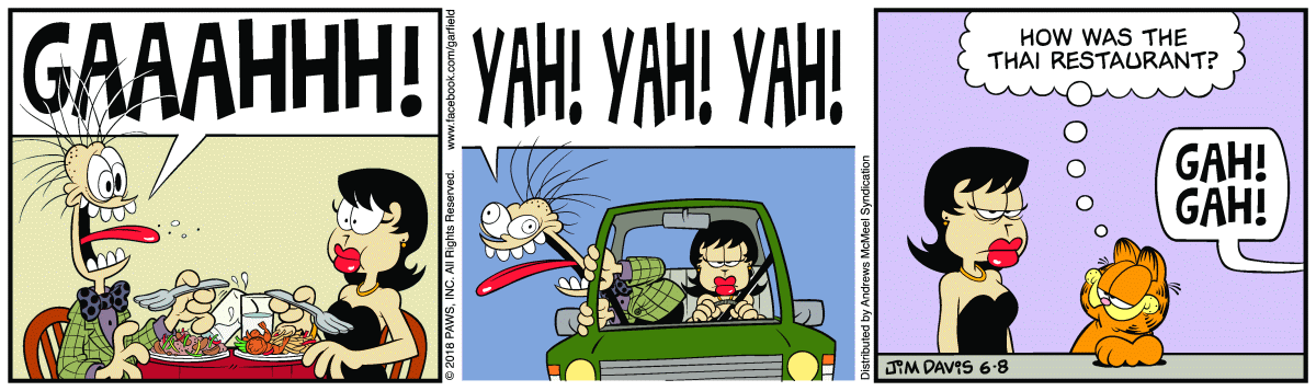 Garfield, June 8, 2018