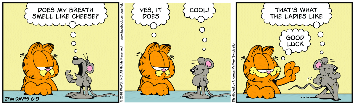 Garfield, June 9, 2018
